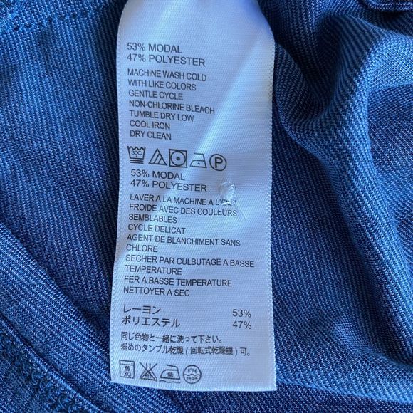 Tommy Bahama Polo Shirt Men's L Blue Short Sleeve Modal Blend Collared - Picture 7 of 7